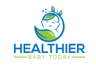 Healthier baby today logo, baby health, toddler health
