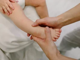 Baby Massage, Baby Having a Foot Massage // Healthier Baby Today