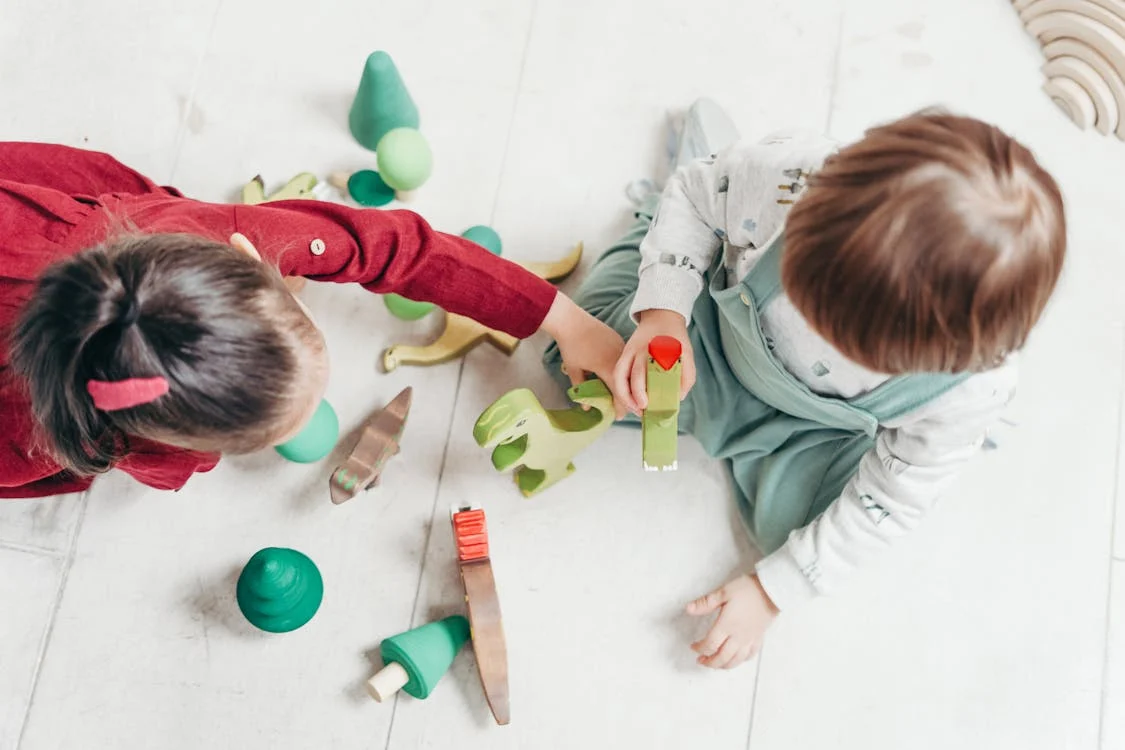Children Playing With Animal Toys // Healthier Baby Today