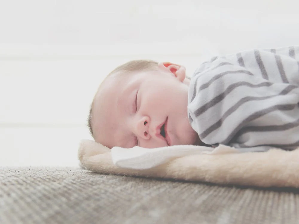 Close-Up Photo of Sleeping Baby // Healthier Baby Today