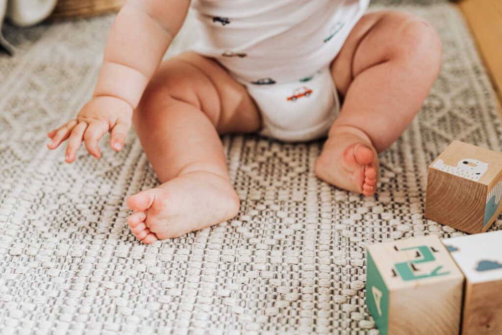 Close-up of Legs of a Baby // Healthier Baby Today