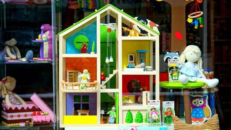 Toys For Newborns to 1 Year Olds, White Dollhouse // Healthier Baby Today