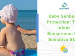 Baby Sunburn Protection // Healthier Baby Today Top Infant Sunscreens for Sensitive Skin