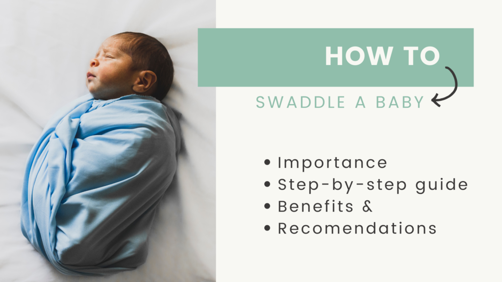 How to swaddle a baby // Healthier Baby Today